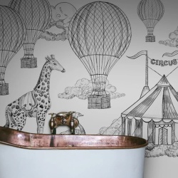 Fototapet, Circus Horizon, Graphite, Rebel Walls - Img 6