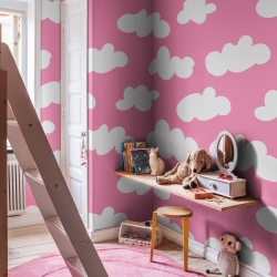 Fototapet, Cloudy, Happy Pink, Rebel Walls