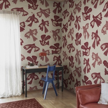 Fototapet, Dancing Wings, Red, Rebel Walls - Img 3