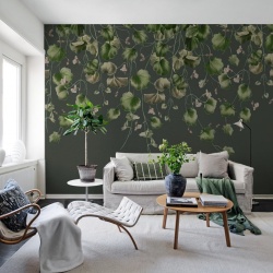 Fototapet, Dangling Ivy, Dark, Rebel Walls