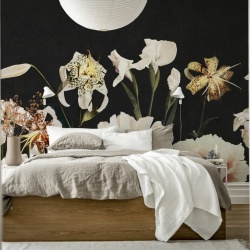 Fototapet, Dramatic Bouquet, Black, Rebel Walls - Img 6