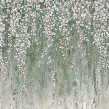Fototapet, Draped Blossoms, Green, Rebel Walls - Img 2