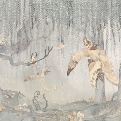 Fototapet, Dream Forest Boy, Blue Gray, Rebel Walls - Img 2