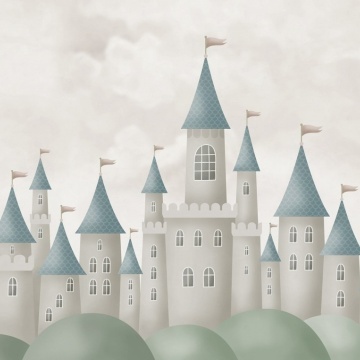 Fototapet, Dreamy Castle, Beige, Rebel Walls - Img 2