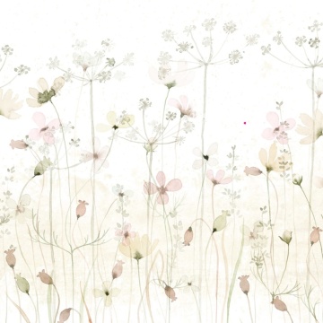 Fototapet, Dreamy Meadow, Pastel, Rebel Walls - Img 2