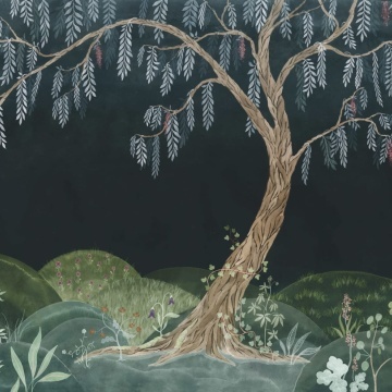 Fototapet, Dreamy Tree, Midnight, Rebel Walls - Img 2