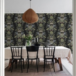 Fototapet, Elephant Castle, Black, Rebel Walls