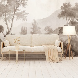 Fototapet Ethereal Veil, Cream - personalizat, VLAdiLA