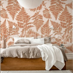 Fototapet, Fern Print, Rust, Rebel Walls - Img 3