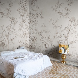 Fototapet, Floral Chinoiserie, Gray, Rebel Walls - Img 3