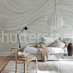 Fototapet, Flow Lines, Beige, Rebel Walls