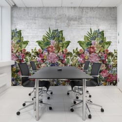 Fototapet, Flower Burst, Concrete, Rebel Walls - Img 4
