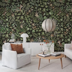 Fototapet, Forest Animals, Dark, Rebel Walls
