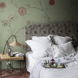 Fototapet, Grand Flower Thread, Green, Rebel Walls - Img 3