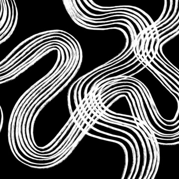 Fototapet, Ink Stripes, Black, Rebel Walls - Img 2