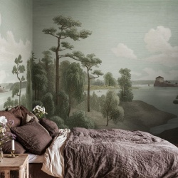 Fototapet, Lake View, Green, Rebel Walls - Img 4