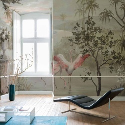 Fototapet Landscape with Flamingos, New World, Coordonne - Img 1