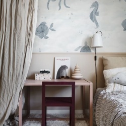 Fototapet lavabil, Alice Ocean Blue, Sandberg