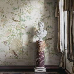Fototapet lavabil, Chinoiserie Garden, Light Green, Sandberg - Img 3
