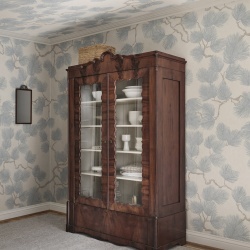 Fototapet lavabil, Pine Mural, Misty Blue, Sandberg