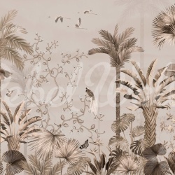 Fototapet, Magnolia Jungle, Beige, Rebel Walls - Img 5