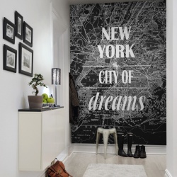 Fototapet, Map of Dreams, Rebel Walls