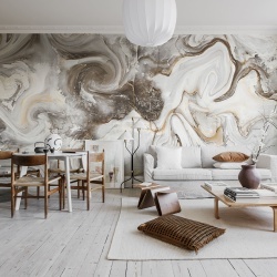 Fototapet, Marble Swirl Nougat, Rebel Walls