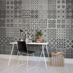 Fototapet, Marrakech, Black, Rebel Walls