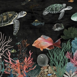 Fototapet Modern Profond Tortue Rêve PT104