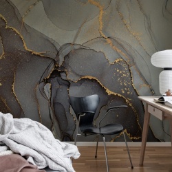 Fototapet, Onyx, Black, Rebel Walls - Img 6