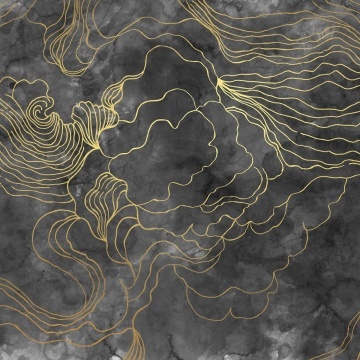 Fototapet, Opulence Storm, Black, Rebel Walls - Img 2
