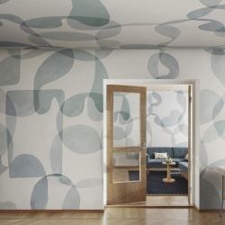 Fototapet, Overlap, Light Blue, Rebel Walls - Img 3