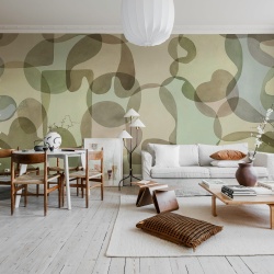 Fototapet, Overlap, Pastel, Rebel Walls