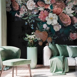 Fototapet Painterly roses, VLAdiLA