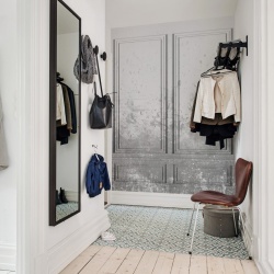 Fototapet, Patinated Panels, Smoke, Rebel Walls