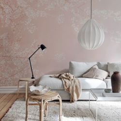 Fototapet, Pink Branches, Rebel Walls