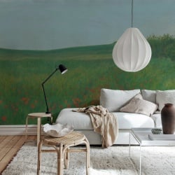 Fototapet, Poppy Landscape, Summer, Rebel Walls