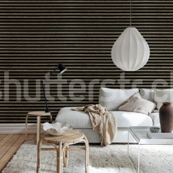 Fototapet, Rib Wood, Horizontal Oak, Rebel Walls - Img 3