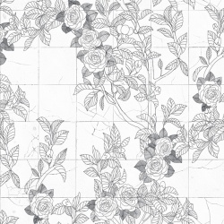 Fototapet, Rose Tiles, Graphite, Rebel Walls - Img 2