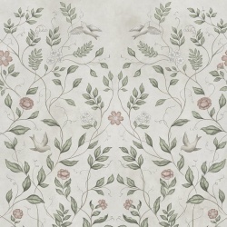 Fototapet, Serene Garden, Beige, Rebel Walls - Img 2