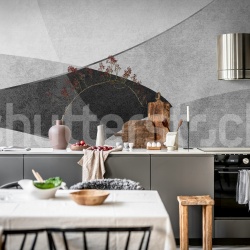 Fototapet, Shapes and Forms, Gray, Rebel Walls - Img 3