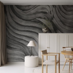 Fototapet, Smoky Swirl, Graphite, Rebel Walls