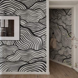 Fototapet, Soft Clouds, Graphite, Rebel Walls - Img 5