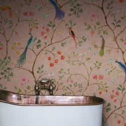 Fototapet, Songbirds, Pink, Rebel Walls - Img 3