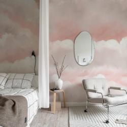 Fototapet, Storm Clouds, Pink, Rebel Walls - Img 3