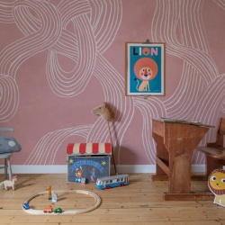 Fototapet, Stripes Repeatable, Pink, Rebel Walls - Img 6