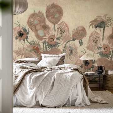 Fototapet, Sunflowers Repeatable, Soft, Rebel Walls - Img 3