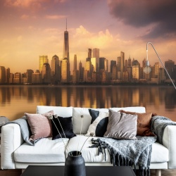 Fototapet, Sunset Skyline, Rebel Walls