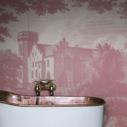 Fototapet, Swan Pond, Dusty Pink, Rebel Walls - Img 5