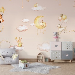 Fototapet Sweet Dreams - Pink, Oliver Robins
